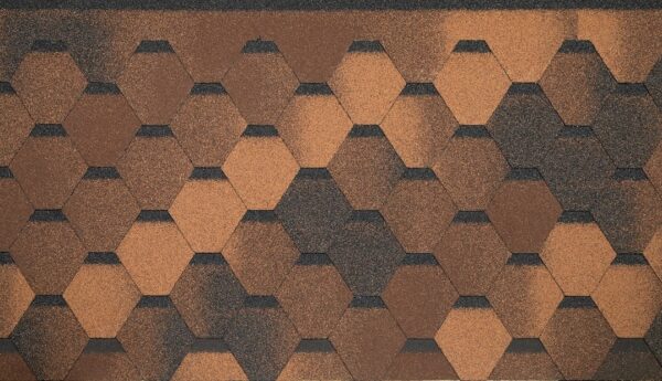 FarAcs Гибкая черепица Classic Lite Hexa Мокка