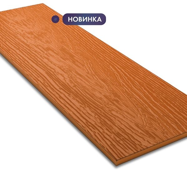 Decover Фибросайдинг 190x8мм L=3,6м 0,684м2 Pecan