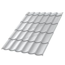 МеталлПрофиль Металлочерепица Ламонтерра-X Norman 0,5 мм Ral 9006 МеталлПрофиль Металлочерепица Ламонтерра-X Norman 0,5 мм Ral 9006