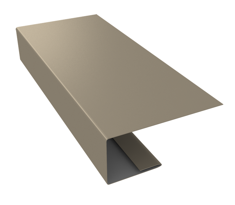 Grand Line J-Профиль 18мм Satin 0,5 мм, длина 2 м Ral 1015