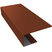 Grand Line J-Профиль 18мм Satin 0,5 мм, длина 2 м Ral 8004