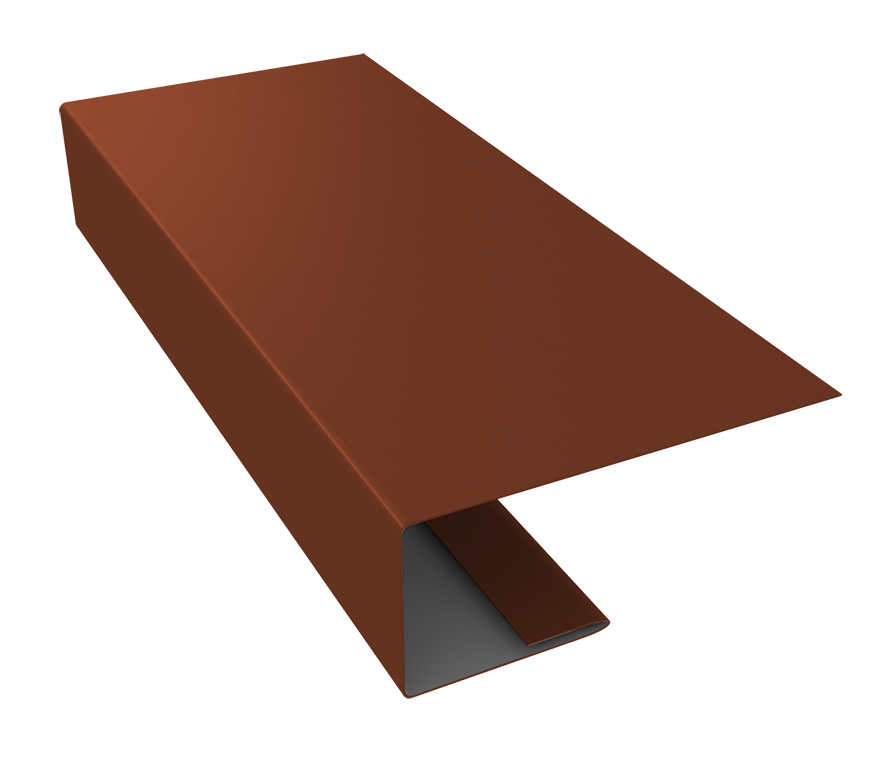 Grand Line J-Профиль 18мм Satin 0,5 мм, длина 2 м Ral 8004