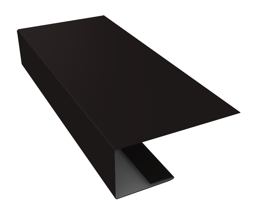 Grand LineJ-Профиль 18мм Satin 0,5 мм, длина 2 м Ral 9005