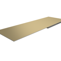 Grand Line Планка финишная Полиэстер 0,45 мм, длина 2 м. Ral 1014