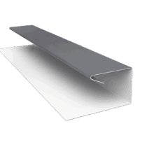 Grand Line: Планка П-образная ЭкоБрус Pe 0,45 мм, длина 3 м. Ral 7004 Grand Line: Планка П-образная Блок-хаус/ЭкоБрус Drap 0,45 мм, длина 3 м. Ral 7004