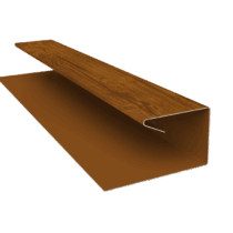 Grand Line: Планка П-образная ЭкоБрус Print Elite 0,45 мм, длина 3 м. Golden Wood Grand Line: Планка П-образная ЭкоБрус Print Elite 0,45 мм, длина 2 м. Golden Wood