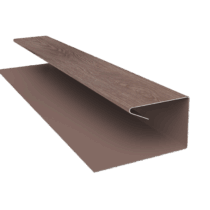 Grand Line: Планка П-образная ЭкоБрус Print Elite 0,45 мм, длина 3 м. White Wood Grand Line: Планка П-образная ЭкоБрус Print Elite 0,45 мм, длина 3 м. White Wood