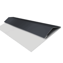 Grand Line: Планка стартово-финишная Блок-хаус/ЭкоБрус Pe 0,45 мм, длина 3м. Ral 7024 Grand Line: Планка стартово-финишная Блок-хаус/ЭкоБрус Drap 0,45 мм, длина 3 м. Ral 7024