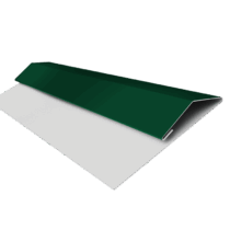 Grand Line: Планка стартово-финишная Блок-хаус/ЭкоБрус Drap 0,45 мм, длина 3 м. Ral 6005 Grand Line: Планка стартово-финишная Блок-хаус/ЭкоБрус Drap 0,45 мм, длина 3 м. Ral 6005