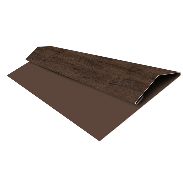 Grand Line: Планка стартово-финишная Блок-хаус/ЭкоБрус Print Elite 0,45 мм, длина 2м. Antique Wood