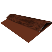 Grand Line: Планка стартово-финишная Блок-хаус/ЭкоБрус Print Elite 0,45 мм, длина 3м. Cherry Wood