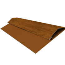 Grand Line: Планка стартово-финишная Блок-хаус/ЭкоБрус Print Elite 0,45 мм, длина 2м. Golden Wood