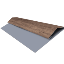 Grand Line: Планка стартово-финишная Блок-хаус/ЭкоБрус Print Premium 0,45 мм, длина 3м. Almond Wood Fresh