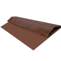 Grand Line: Планка стартово-финишная Блок-хаус/ЭкоБрус Print Premium 0,45 мм, длина 3м. Cherry Wood Fresh