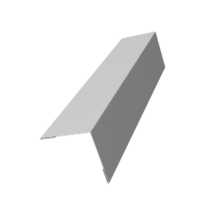 Grand Line Угол внешний 50х50 Satin 0,5 мм, длина 2м. Ral 9003