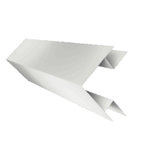 Grand Line: Угол внешний сложный 75х75 Drap 0,45 мм, длина 3 м. Ral 9003