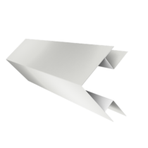 Grand Line Угол внешний сложный 75х75 Satin 0,5 мм, длина 2м. Ral 9003