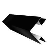 Grand Line: Угол внешний сложный 75х75 Satin 0,5 мм, длина 3 м. Ral 9005