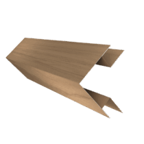 Grand Line: Угол внешний сложный для БХ New 75х75 Print Elite 0,45 мм, длина 3 м. Honey Wood