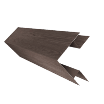 Grand Line: Угол внешний сложный для БХ New 75х75 Print Elite 0,45 мм, длина 3 м. White Wood