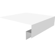 Grand Line: Планка околооконная сложная 250х50х18 (j-фаска) L=3м Pe 0,45мм Ral 9003 Grand Line Планка околооконная сложная 200х50х18 (j-фаска) L=2м (-Полиэстер с пленкой-0,45 мм-Ral 9003)