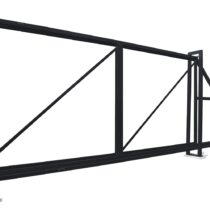 Grand Line Ворота откатные Colority Zinc 2,03x4,0 (Ral 7024) Grand Line Ворота откатные Colority Zinc 2,03x4,0 (Ral 7024)