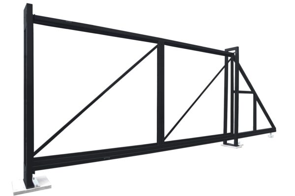 Grand Line Ворота откатные Colority Zinc 2,03x4,0 (Ral 7024)