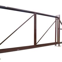 Grand Line Ворота откатные Colority Zinc 2,03х4,5 м (Ral 8017) Grand Line Ворота откатные Colority Zinc 2,03x4,0 (Ral 8017)