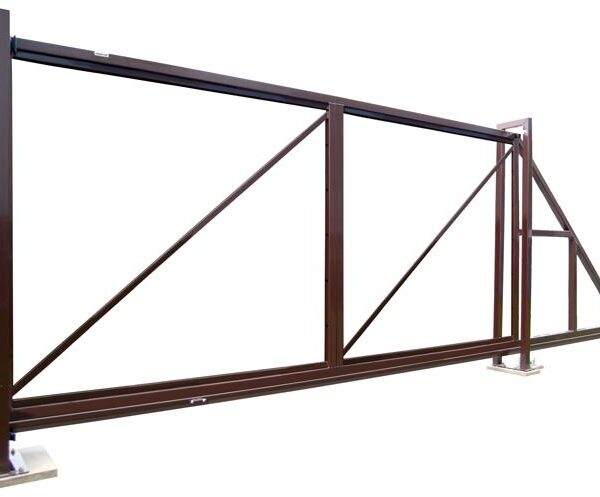 Grand Line Ворота откатные Colority Zinc 2,03х4,5 м (Ral 8017) Grand Line Ворота откатные Colority Zinc 2,03x4,0 (Ral 8017)