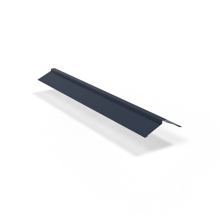 МегаСтил Конек плоский фигурный 150х40х150х2000мм Ре Matt 0,45 мм Ral 7024 МегаСтил Конек плоский фигурный 150х40х150х2000мм Ре Matt 0,45 мм Ral 7024