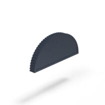 МегаСтил Заглушка торцевая для полукруглого конька Ре 0,5 мм Ral 7024 МегаСтил Заглушка торцевая для полукруглого конька Ре 0,5 мм Ral 7024