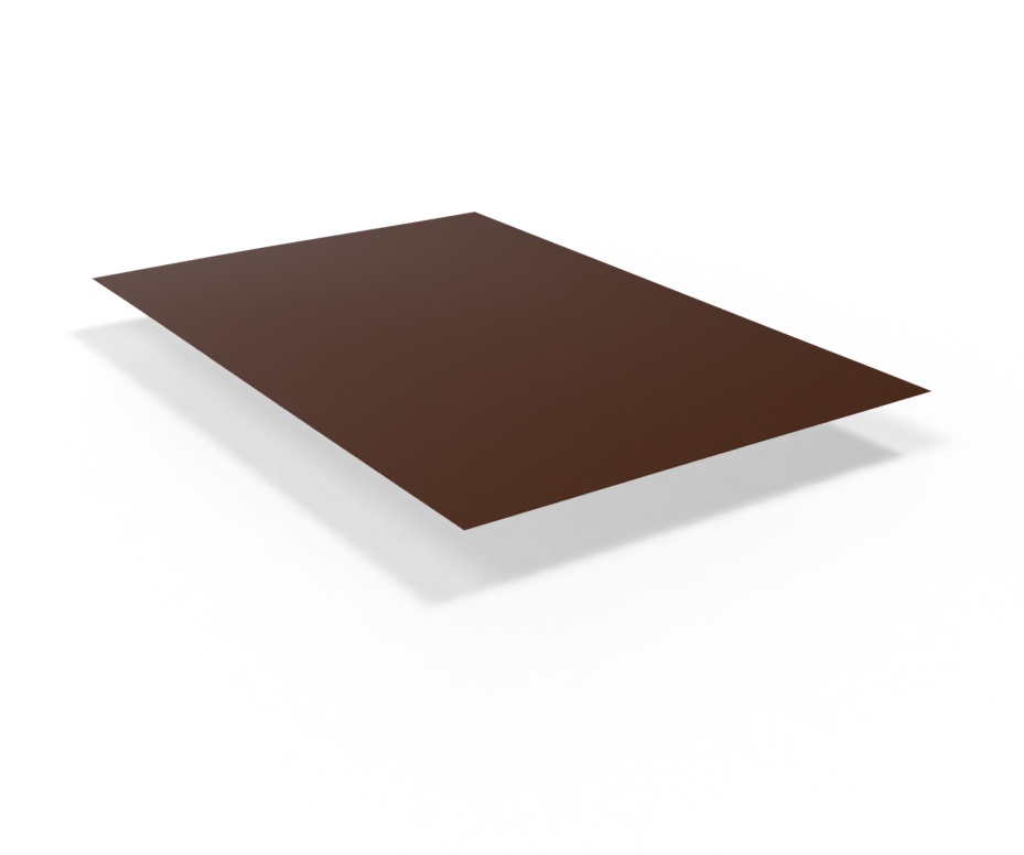 МегаСтил Плоский лист Ре с пленкой 0,45 мм Ral 8017 МегаСтил Плоский лист Ре с пленкой 0,45 мм Ral 8017