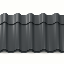 МегаСтил Волновой профиль с 3D резом 0,45 мм Ral 7024