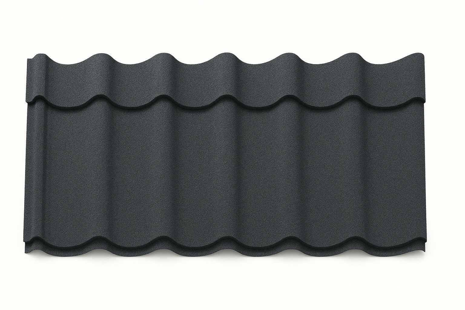 МегаСтил Волновой профиль с 3D резом 0,45 мм МАТТ Ral 7024