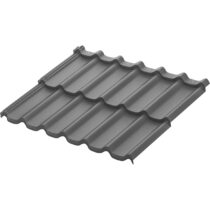 Aquasystem Модульная металлочерепица Стокгольм Zn180 1185х775мм Rooftop Бархат 0,5 мм Ral 7024