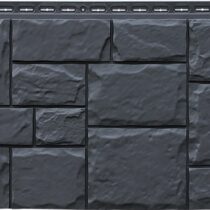 Grand Line Фасадная панель Крупный камень Графит
