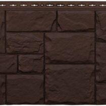 Grand Line Фасадная панель Крупный камень Шоколадный