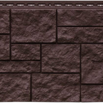 Grand Line Фасадная панель Дикий камень Classic Шоколадный