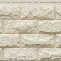 Grand Line Фасадная панель Колотый камень Classic Молочный