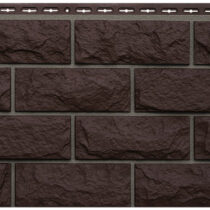 Grand Line Фасадная панель Колотый камень Design Шоколадный