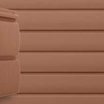 Grand Line Сайдинг D4,8 Блок-хаус Color Plus Темно-бежевый