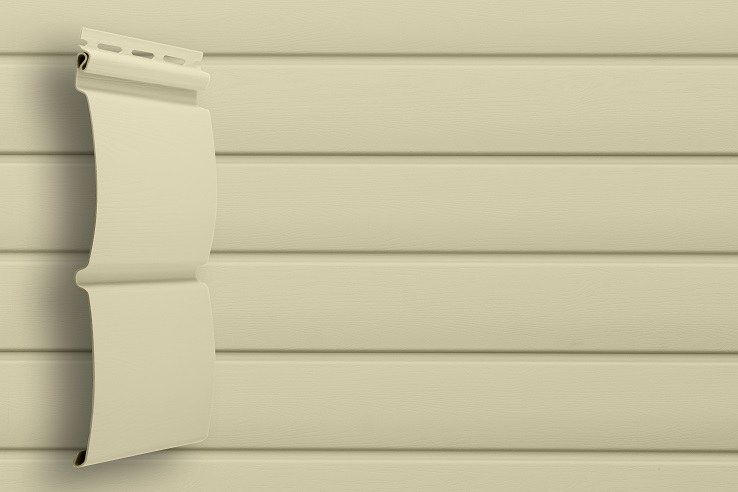 Grand Line Сайдинг D4,8 Блок-хаус Classic Слоновая кость