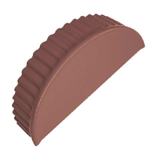 Grand Line Заглушка торцевая полукруглого конька Satin Ral 3009 Grand Line Заглушка торцевая полукруглого конька Satin Ral 3009 — изображение 3