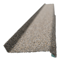Технониколь Планка цокольная металлическая гранулят Серо-бежевый