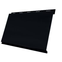 Grand Line Сайдинг Вертикаль classic Drap 0,45 мм Ral 9005