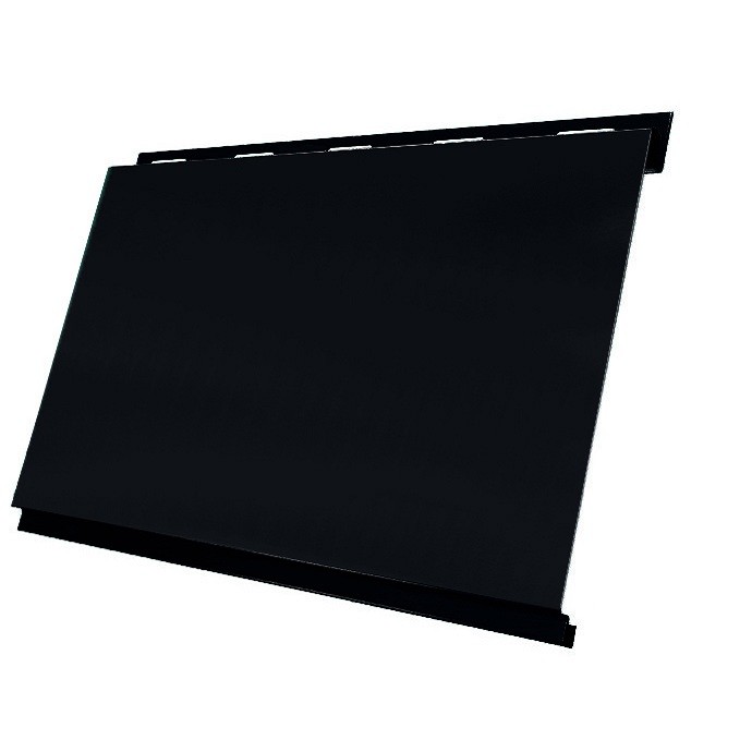 Grand Line Сайдинг Вертикаль classic Drap 0,45 мм Ral 9005