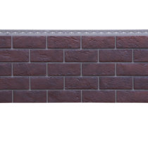 Grand Line Фасадная панель Состаренный кирпич Design Plus Кофе с темно-бежевым швом