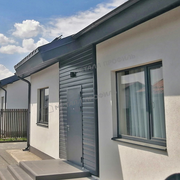 МеталлПрофиль Сайдинг Lбрус Norman 0,5 мм Ral 7024 — изображение 3