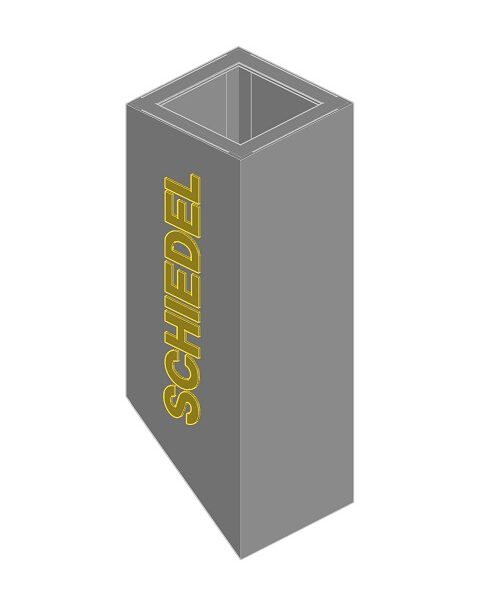Schiedel Короб UraTOP (удлинен) ISOTOR д.20 Schiedel Короб UraTOP (базовый) ISOTOR д.20