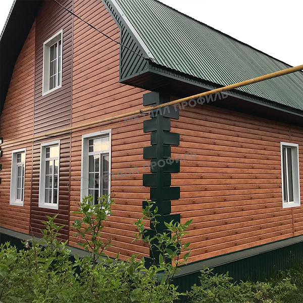 МеталлПрофиль Сайдинг Woodstock Ecosteel матовый Сосна — изображение 2